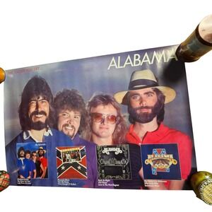 Alabama The Closer You Get Vintage 1983 Promo Album Poster 24x36 RCA Country